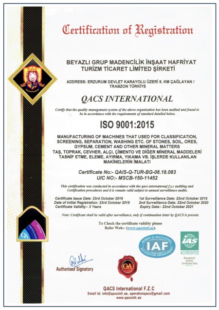 ISO-9001 CERTIFICAT